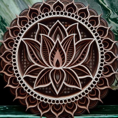 Lótuszvirágos mandala