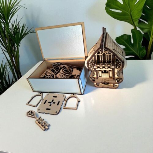 Cserepes virág díszítő kirakó 1.