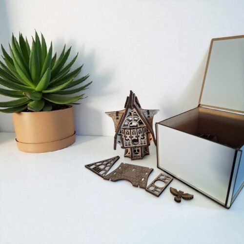 Cserepes virágdíszítő kirakó 3.