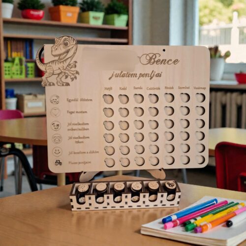 Gyermek jutalompont tábla 6 soros